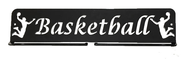 Black-Basketball-Medal-Holder-Hanger-Display