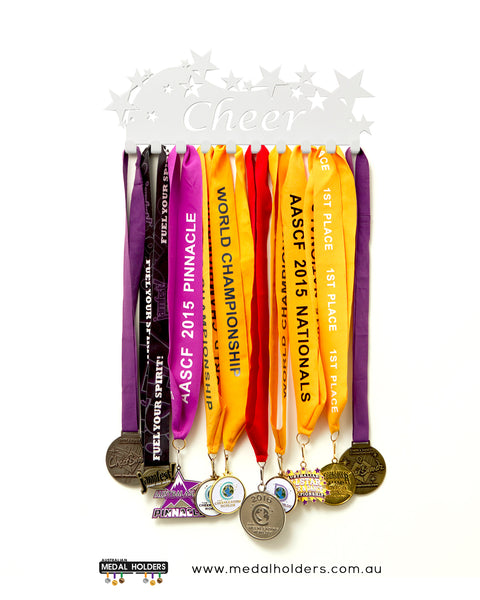 Cheer Medal Holder - Star Cheer medal displays by Australian Medal Holders