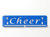 Cheer Medal Displpay - Blue rectangle Cheer medal displays by Australian Medal Holders