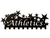 Athletics Medal Display Solution - Neatly displays all your athletics winning medals with our quality black star design Athletics Medal Holder, also available in other colours. Made in Australia by Australian Medal Holders.