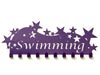 Swimming Medal Holder - Purple Star Swimming medal displays by Australian Medal Holders