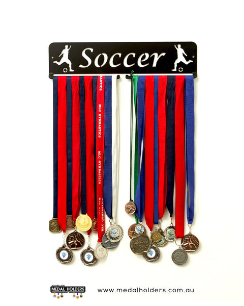 Soccer Medal Hanger - Soccer medal displays by Australian Medal Holders 